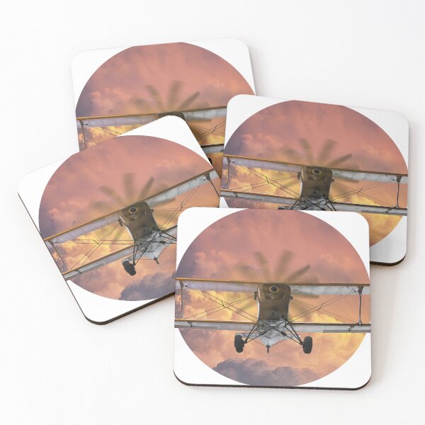 Item preview, Biplane with Brilliant Storm Clouds at Sunset designed and sold by Randall Nyhof.