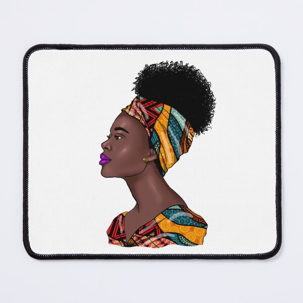 Item preview, Afro t shirt, African Pattern, Beautiful African Woman designed and sold by Houevo Olga Anihouanou.