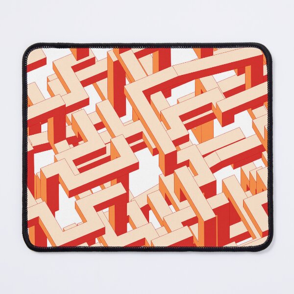 Item preview, 3d vector illustration of an abstract maze designed and sold by Familyshmot.