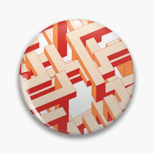 Item preview, 3d vector illustration of an abstract maze designed and sold by Familyshmot.