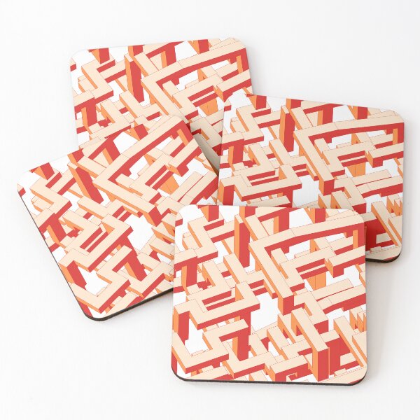 Item preview, 3d vector illustration of an abstract maze designed and sold by Familyshmot.
