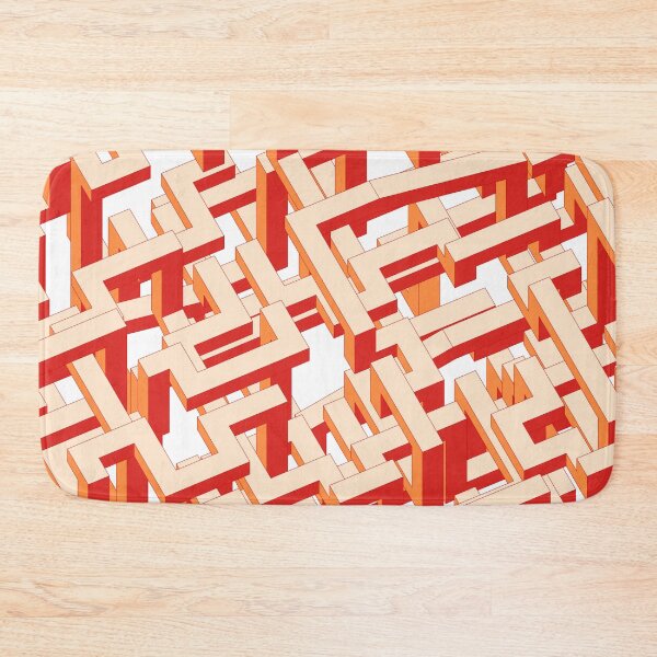 Item preview, 3d vector illustration of an abstract maze designed and sold by Familyshmot.