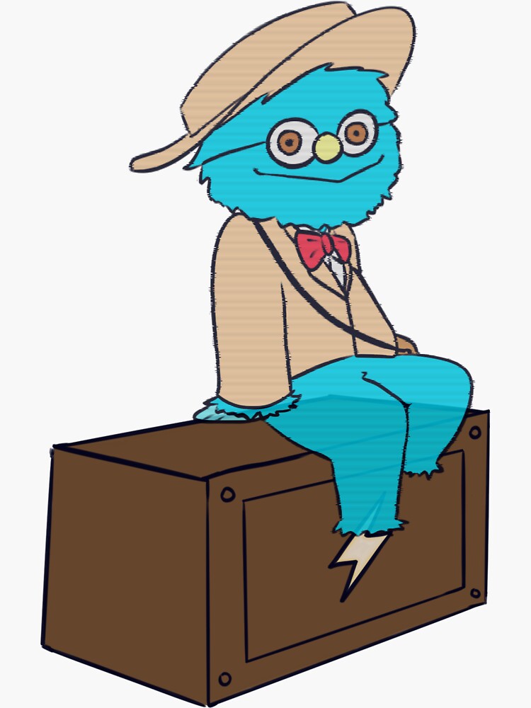 "Puppet History Perfectly Normal And Alive Professor" Sticker for