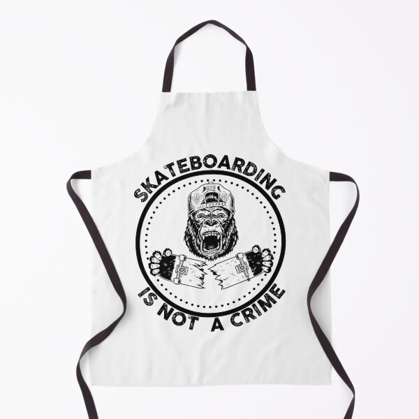 Aperçu de l'œuvre SKATEBOARDING IS NOT A CRIME créée et vendue par AK-BOUTIQUE.