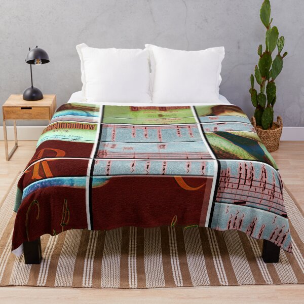 Item preview,  AMAZING PAINTING ABSTRACT PORTRAIT OF SERGEI RACHMANINOFF PIANIST MUSICIAN COMPOSER - CLASSICAL MUSIC SCORE - PATCHWORK SIGNATURE designed and sold by Ralek.