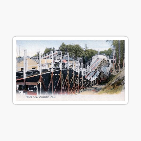 Item preview, 1907 White City Amusement Park, Worcester, Massachusetts designed and sold by historicimage.