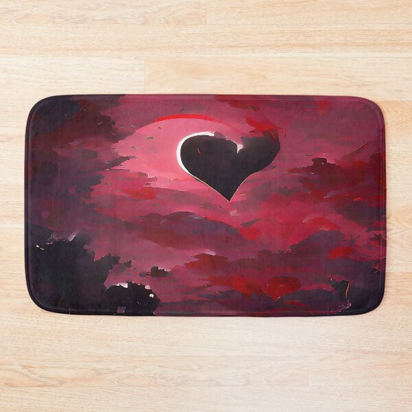 Item preview, Passionate Heart of Love Moon with Scarlet Red Sky designed and sold by deniselynnimage.