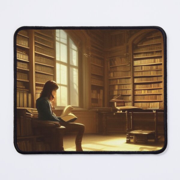 Item preview, Reading in the stacks designed and sold by Jacalope Hunter. .
