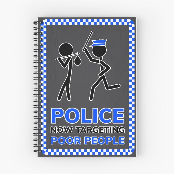 Item preview, Police Now Targeting Poor People designed and sold by CreepyKards.