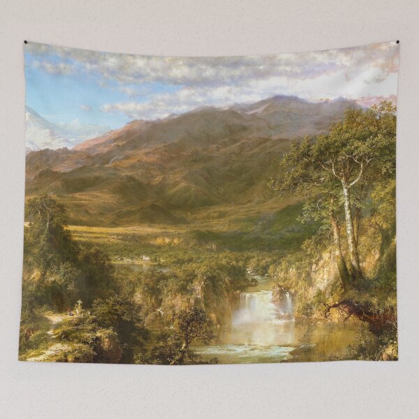 Item preview, Heart of the Andes By Frederic Edwin Church: Painting Artwork Enhanced For Brighter Colors designed and sold by MonochromaKey.