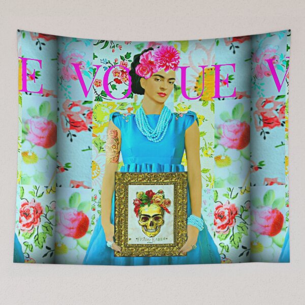 Item preview, Frida Kahlo Colorful Magazine Cover designed and sold by FridaArtGallery.