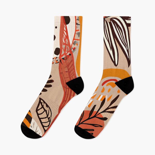 Item preview, BoHo Abstract Tropical Terracotta  designed and sold by DigitalEffects.