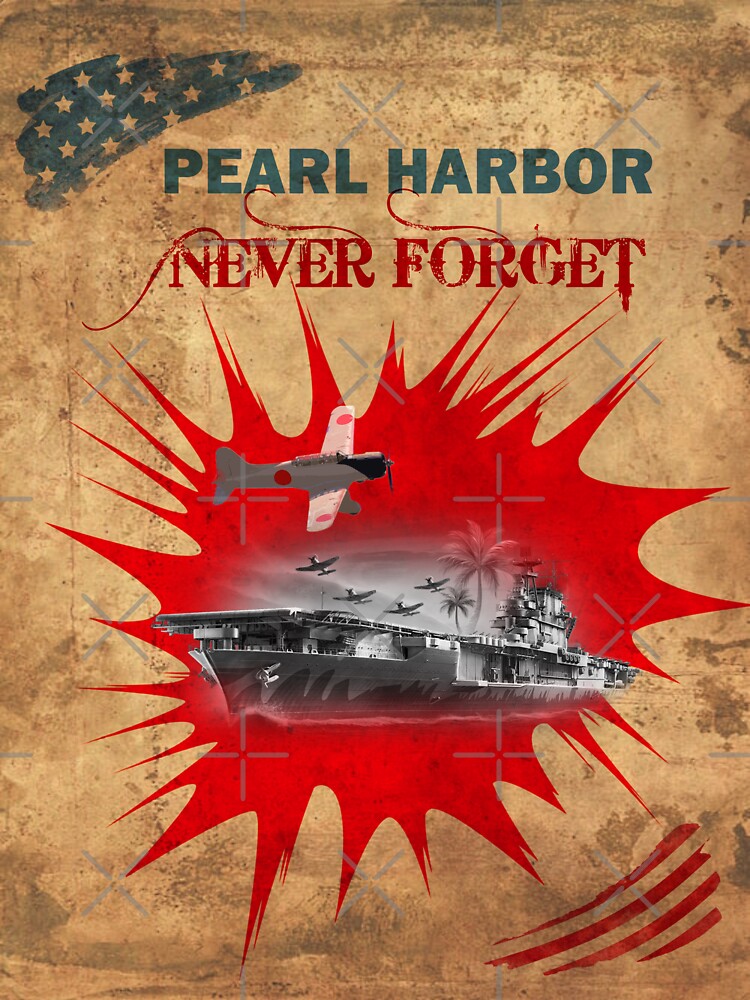 "Pearl Harbor Never Forget" Sticker For Sale By M3PicsStudio | Redbubble