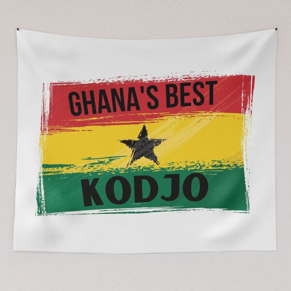 Item preview, Ghana's Best KODJO Name On Flag designed and sold by AfriStyleUK.