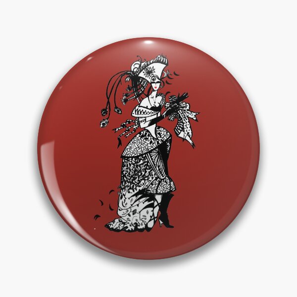Item preview, Art-deco fantasy woman designed and sold by voicivoila.