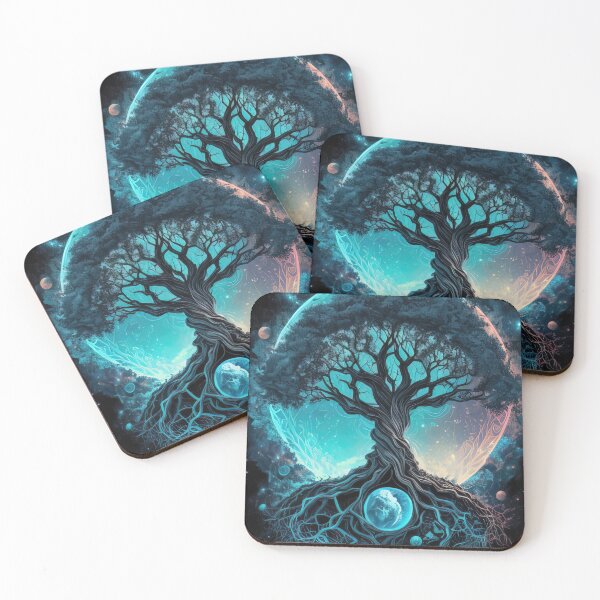 Item preview, Celestial tree of the cosmic moon designed and sold by RK - Shop.