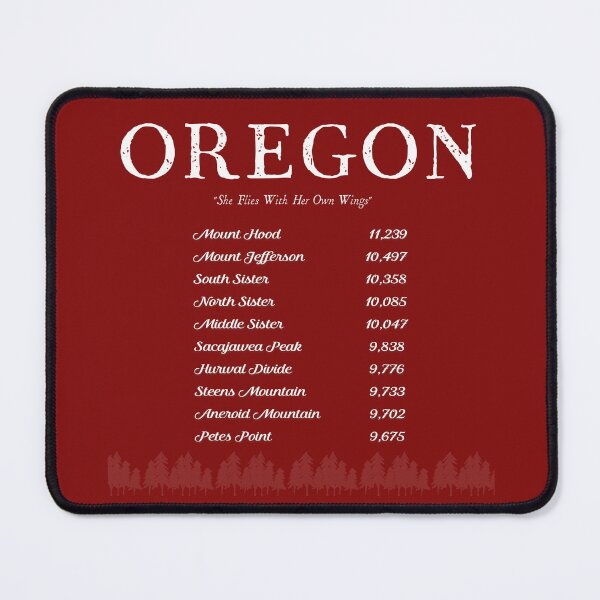 Item preview, Oregon Top 10 Peaks designed and sold by daysray.