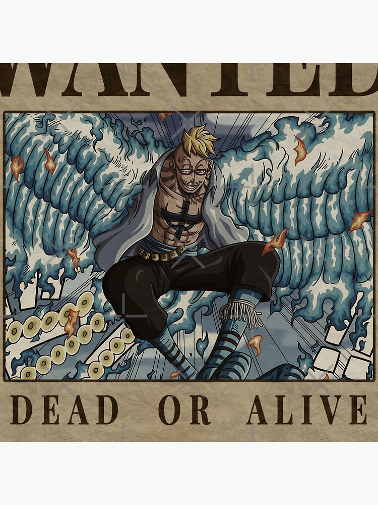 Póster for Sale con la obra «Bounty Marco The Fenix One Piece Wanted Poster»  de One Piece Bounty Poster