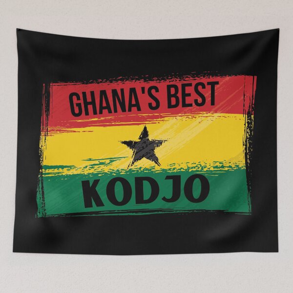 Item preview, Ghana's Best KODJO Name On Flag designed and sold by AfriStyleUK.