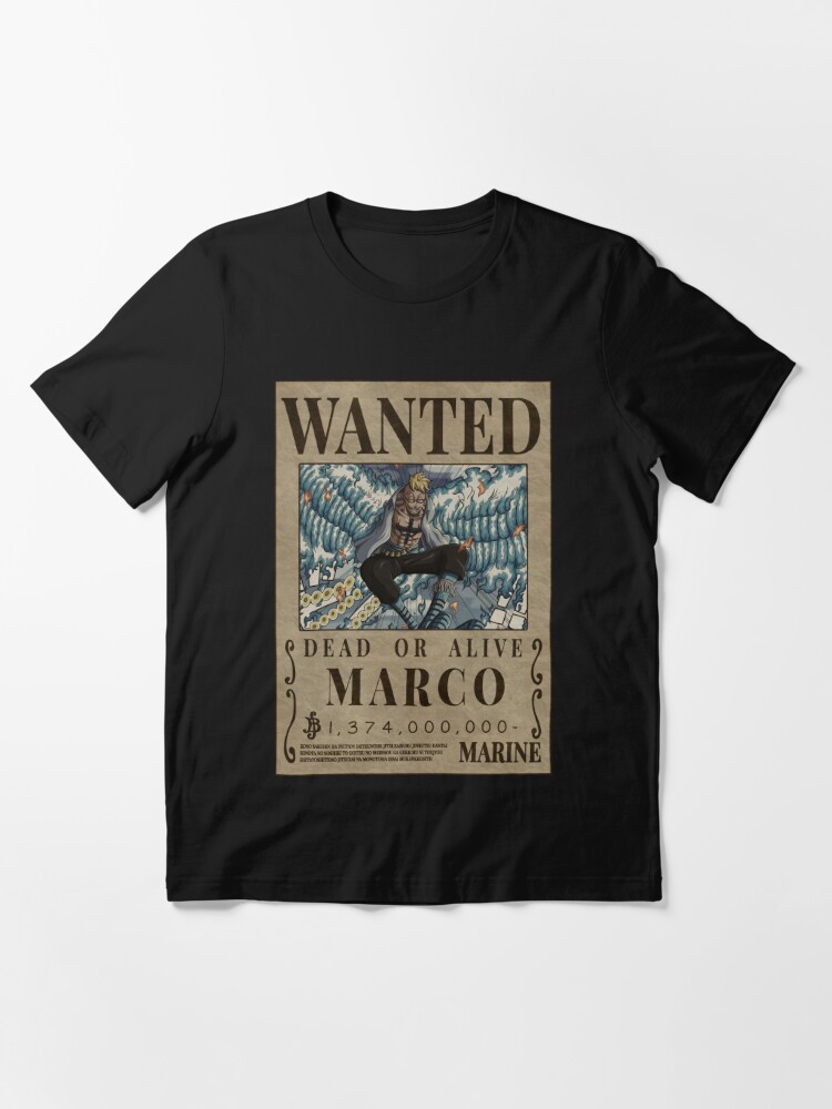 Póster for Sale con la obra «Bounty Marco The Fenix One Piece Wanted Poster»  de One Piece Bounty Poster