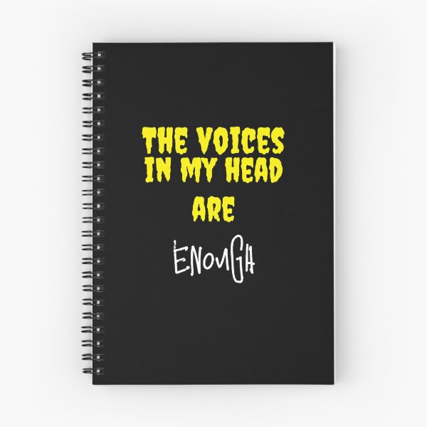 Item preview, the voices in my head are enouph designed and sold by aminz4.