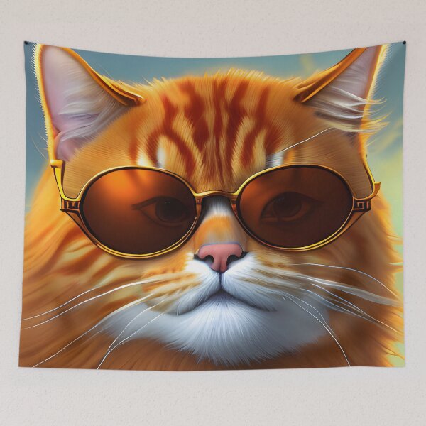 Item preview, Orange Tabby Cat - Modern Digital Art designed and sold by Ai-michiart.