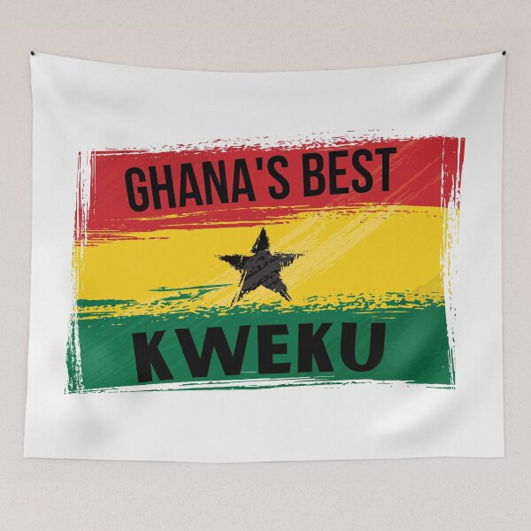 Item preview, Ghana's Best KWEKU Name On Flag designed and sold by AfriStyleUK.