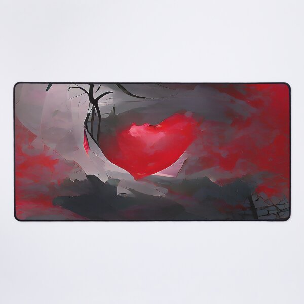 Item preview, Everyday Adoration of Red Moon Love Heart  designed and sold by deniselynnimage.