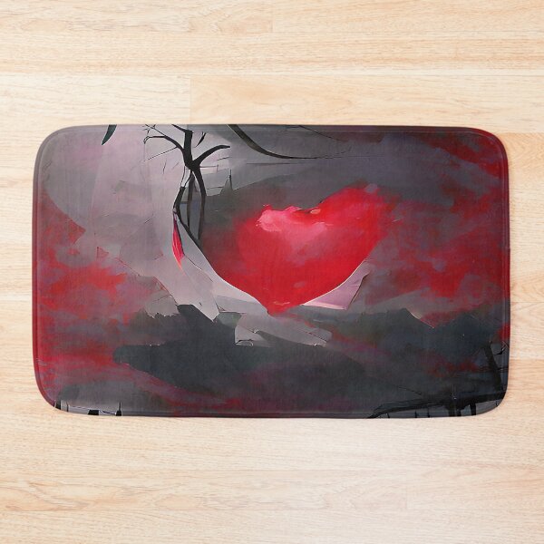 Item preview, Everyday Adoration of Red Moon Love Heart  designed and sold by deniselynnimage.
