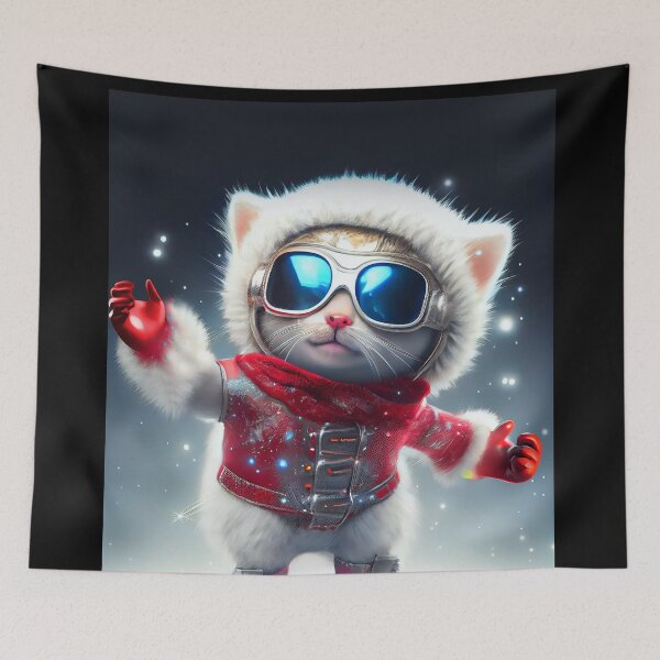 Item preview, Cute Cosmic Cat - Anime Art design designed and sold by AlNoah.