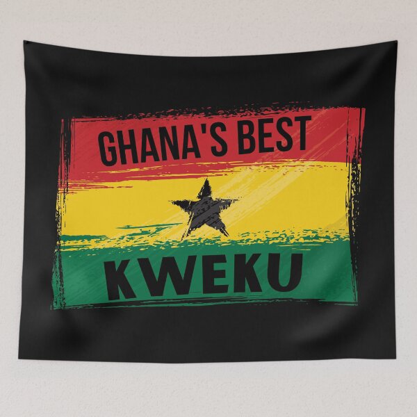 Item preview, Ghana's Best KWEKU Name On Flag designed and sold by AfriStyleUK.