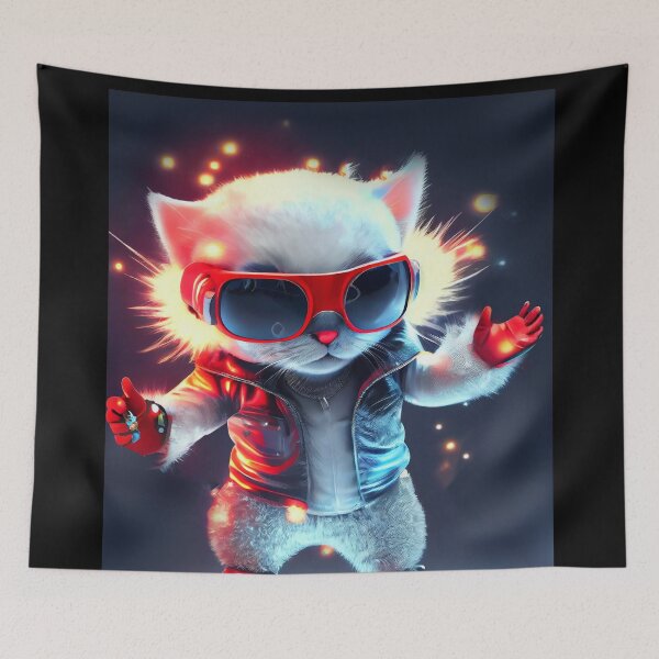 Item preview, Cute Cosmic Cat - Anime Art design designed and sold by AlNoah.