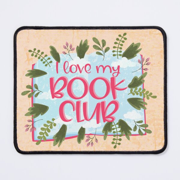 Item preview, I Love my Book Club Reading Floral designed and sold by creative321.