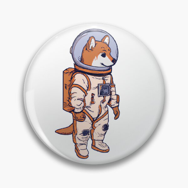 Item preview, Astronaut Corgi drawing designed and sold by Nicolas-T.