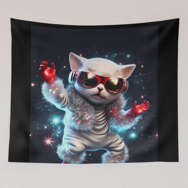 Item preview, Cute Cosmic Cat - Anime Art design designed and sold by AlNoah.