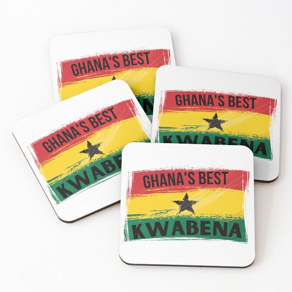 Item preview, Ghana's Best KWABENA Name On Flag designed and sold by AfriStyleUK.