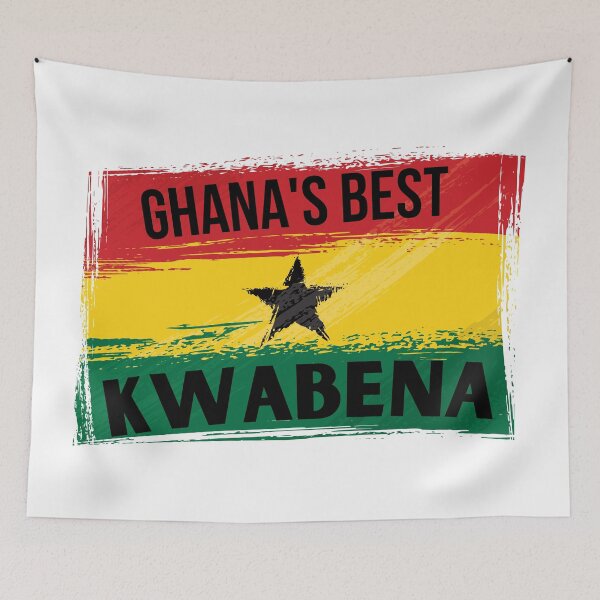 Item preview, Ghana's Best KWABENA Name On Flag designed and sold by AfriStyleUK.