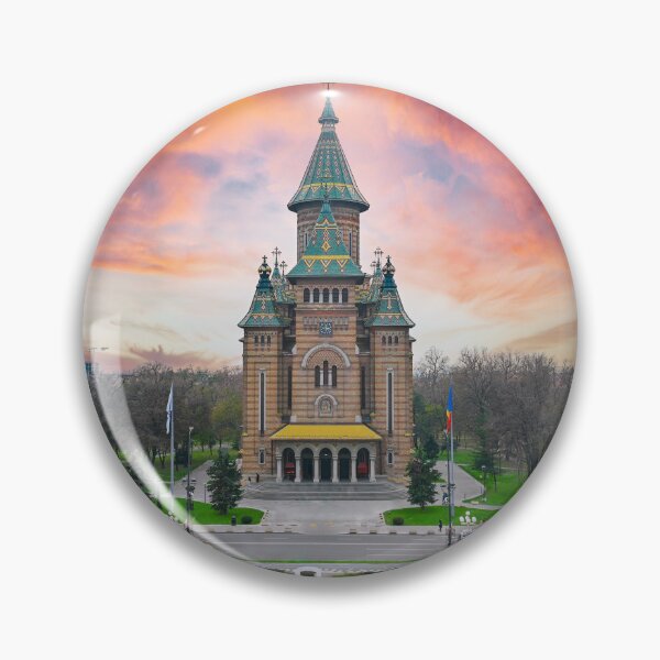 Item preview, Orthodox Cathedral Timisoara sunset designed and sold by tony4urban.