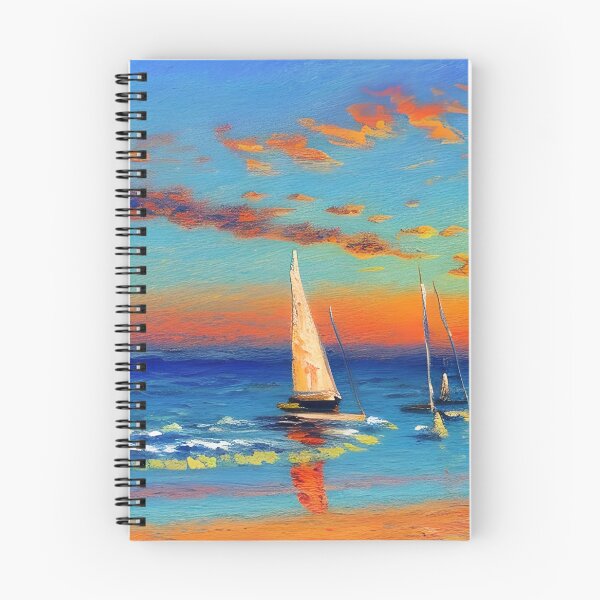 Item preview, Sailboats at Shore   designed and sold by SketchesbyJay.