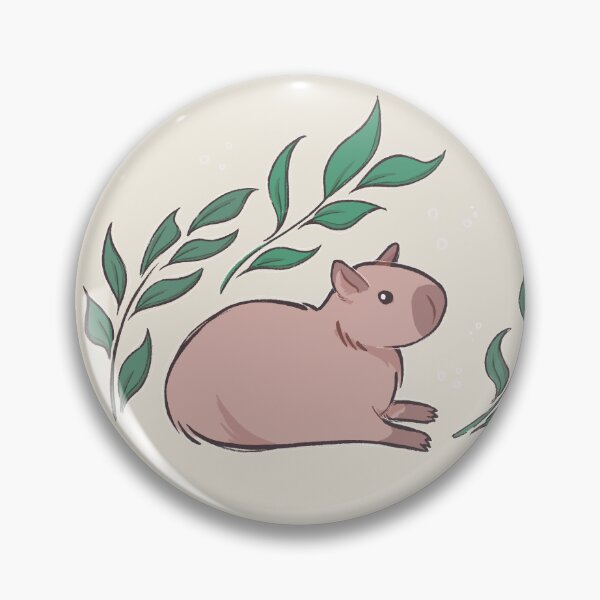 Item preview, Capybara and Leaf [Colour, Light] designed and sold by Thirea.