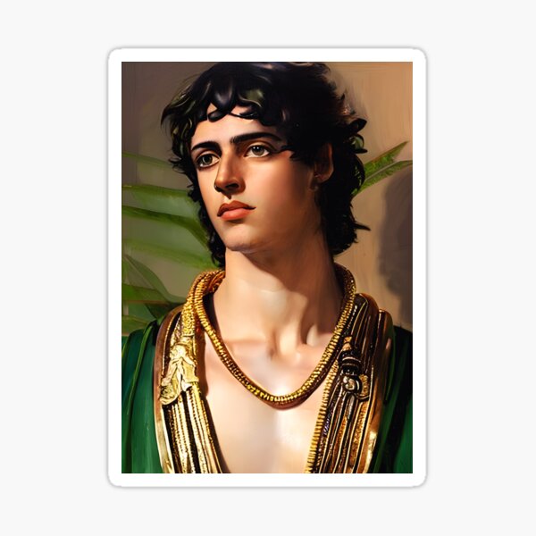 Item preview, Antinous Art Portrait designed and sold by GeorgiosT.