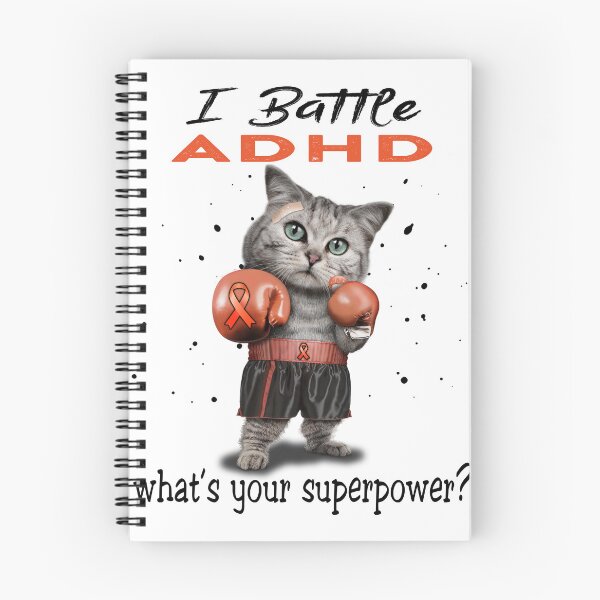 Item preview, ADHD Warrior - I Battle ADHD What Is Your Superpower? designed and sold by Jennpak.