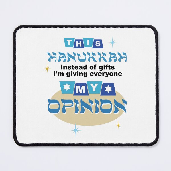 Item preview, Hanukkah - Jewish Humor - Funny Hanukkah Gift - I'm Giving Everyone My Opinion designed and sold by DesignByLeo.