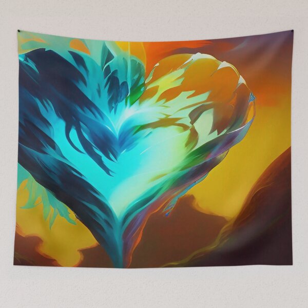 Item preview, Passionate Heart of Cherished Fire and Ice at Sunset designed and sold by deniselynnimage.