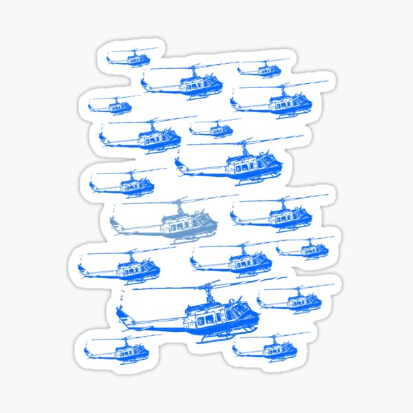 UH-1H Iroquois Huey Sticker