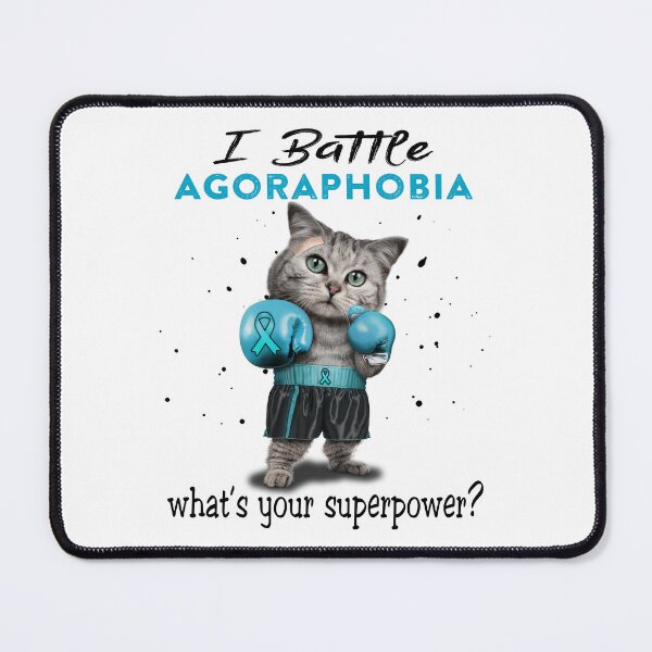 Item preview, Agoraphobia Warrior - I Battle Agoraphobia What Is Your Superpower? designed and sold by Jennpak.