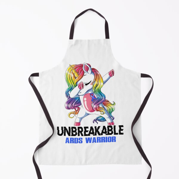 Item preview, ARDS Awareness - Unicorn ARDS Warrior Ribbon UNBREAKABLE designed and sold by Fernandezf.