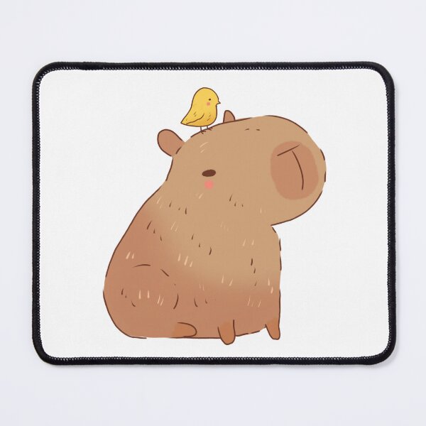 Item preview, Capybara and bird illustration  designed and sold by Mayarart.