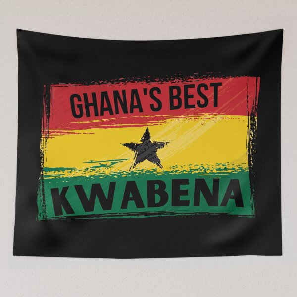 Item preview, Ghana's Best KWABENA Name On Flag designed and sold by AfriStyleUK.