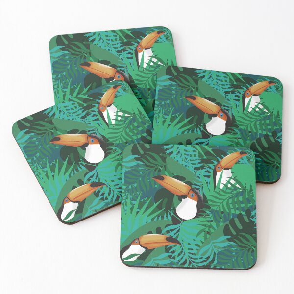 Item preview, Toucans in dense foliage designed and sold by cook-creative.